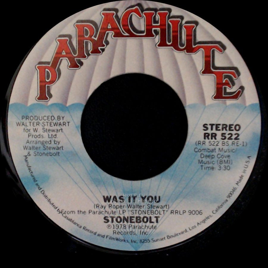 Stonebolt - Love Struck / Was It You side B