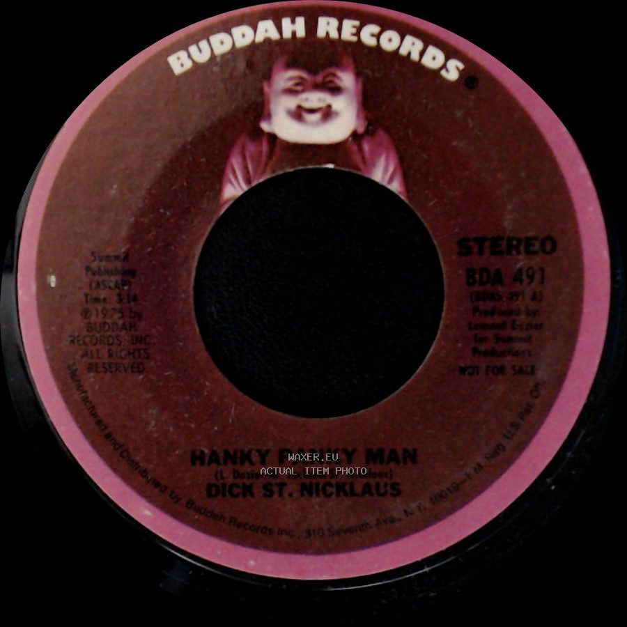 Dick St. Nicklaus - Hanky Panky Man / Hanky Panky Man side A