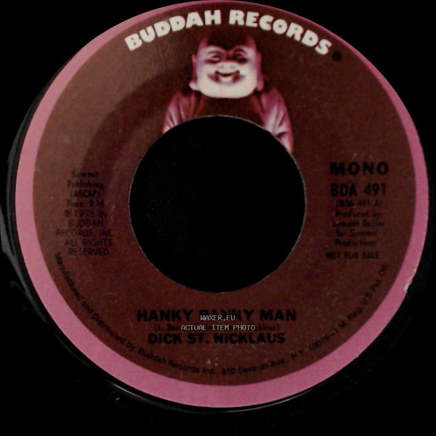 Dick St. Nicklaus - Hanky Panky Man / Hanky Panky Man side B