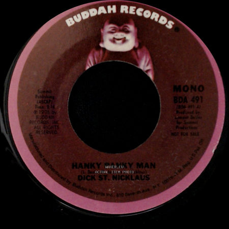 Dick St. Nicklaus - Hanky Panky Man / Hanky Panky Man side B