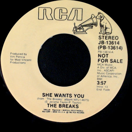 The Breaks - Keepin' The Love Alive / She Wants You side B