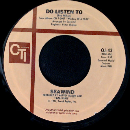 Seawind - One Sweet Night / Do Listen To side B