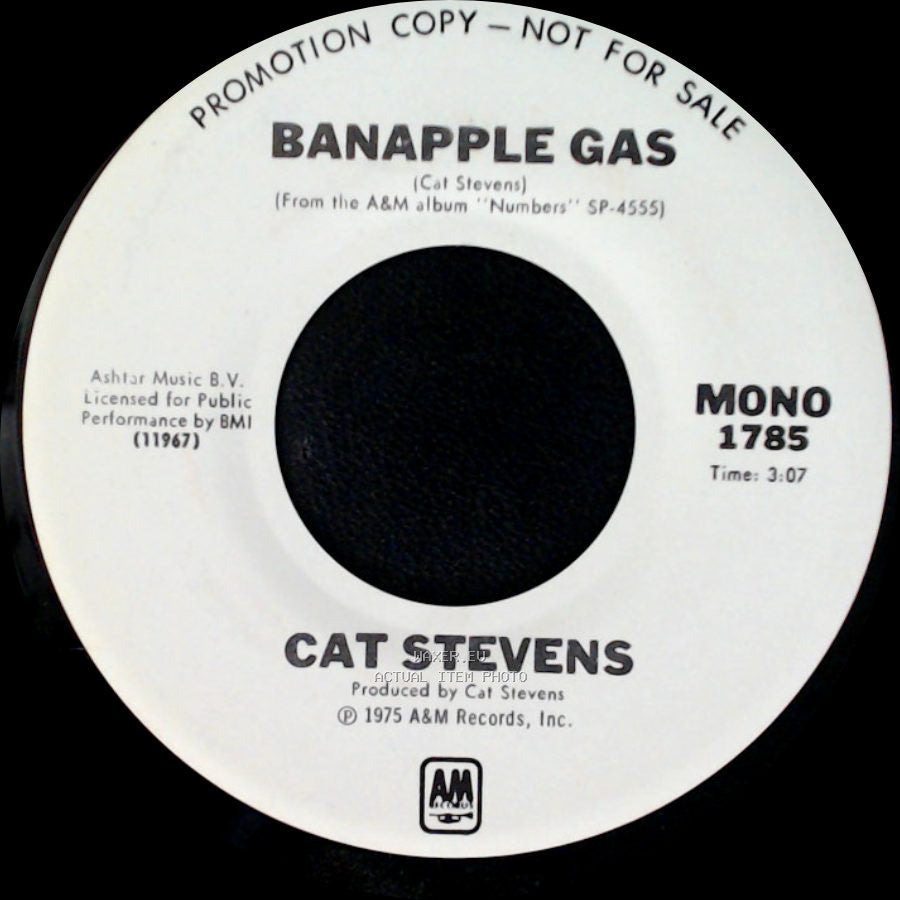Cat Stevens - Banapple Gas / Banapple Gas side B