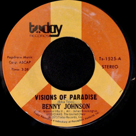 Benny Johnson - Visions Of Paradise / Stop Me side A
