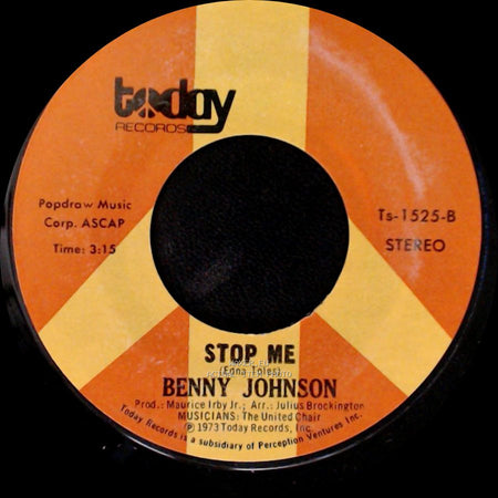 Benny Johnson - Visions Of Paradise / Stop Me side B