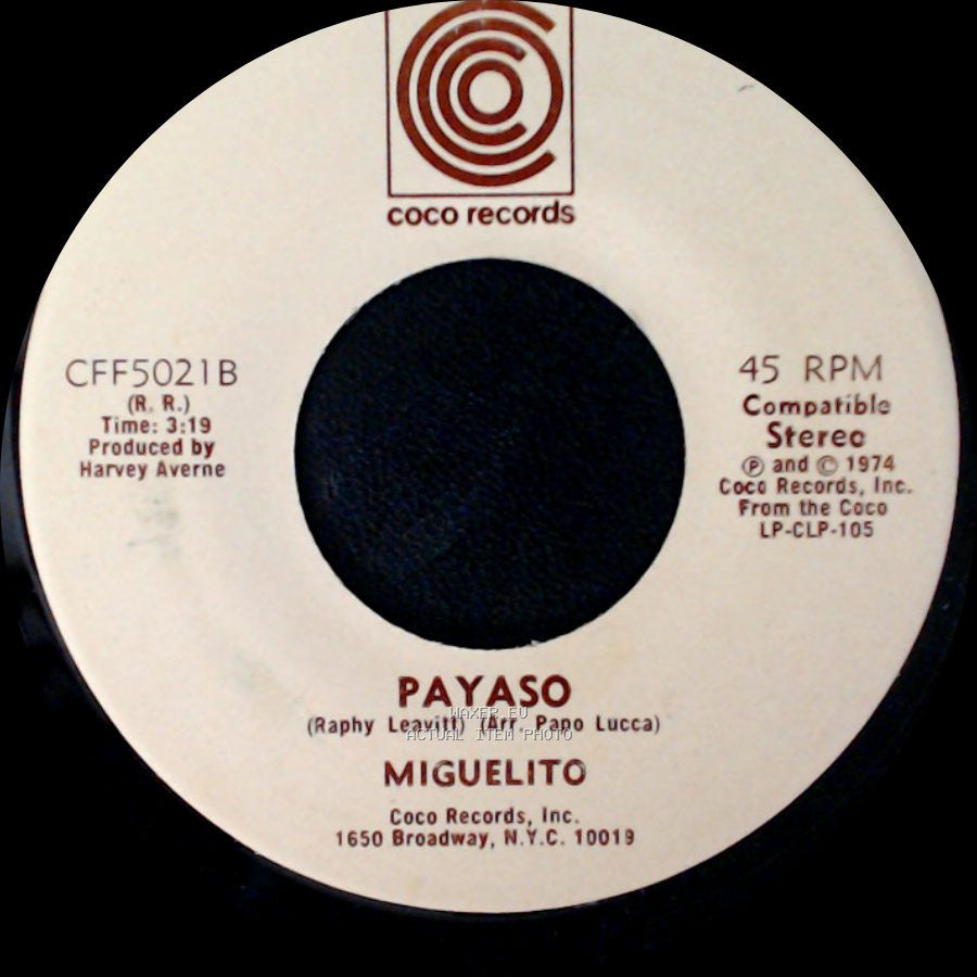 Miguelito - Payaso / Miguelin side A