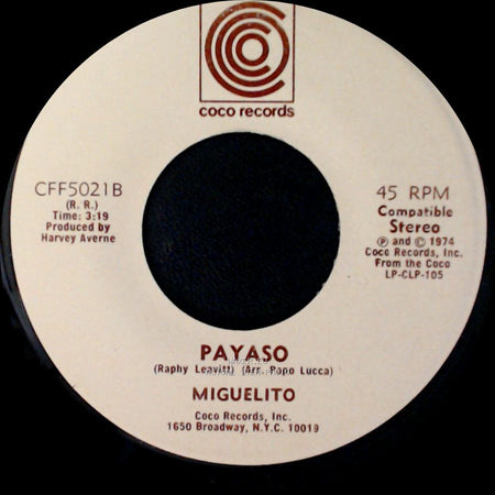 Miguelito - Payaso / Miguelin side B