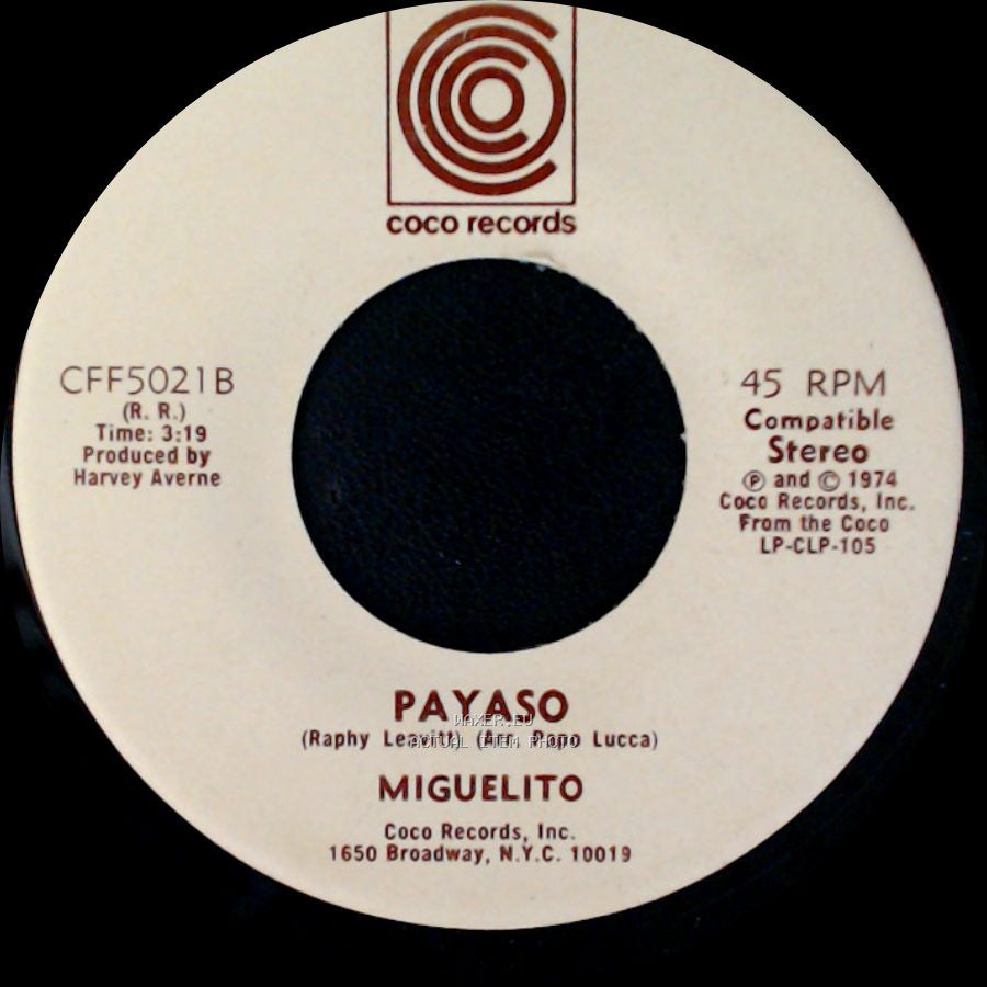 Miguelito - Payaso / Miguelin side B