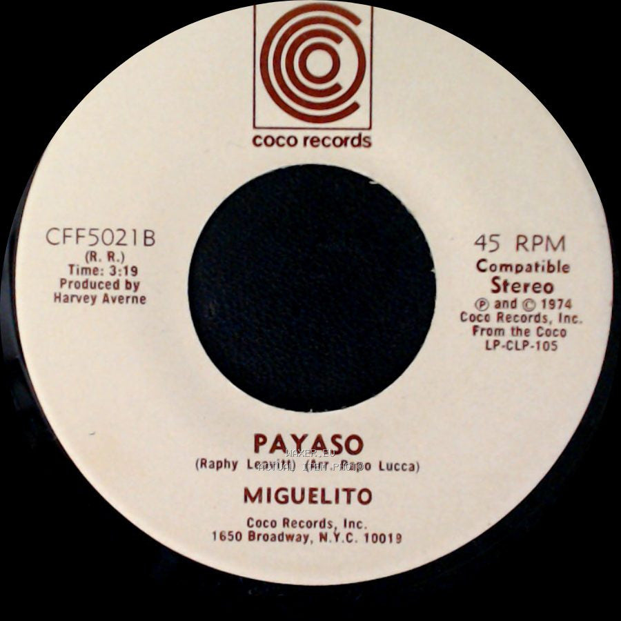 Miguelito - Payaso / Miguelin side B