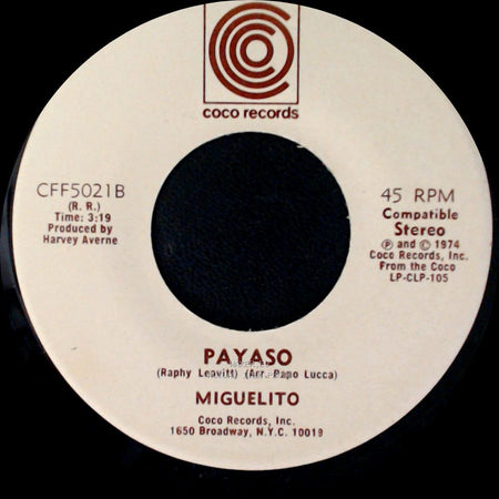 Miguelito - Payaso / Miguelin side B