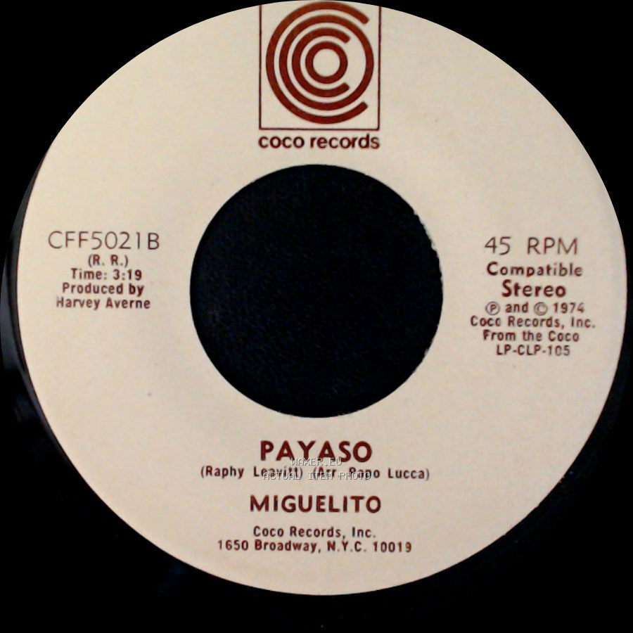 Miguelito - Payaso / Miguelin side B