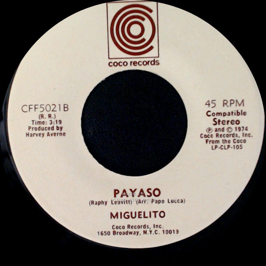 Miguelito - Payaso / Miguelin side B