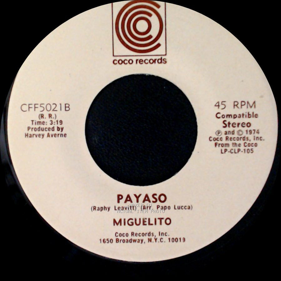 Miguelito - Payaso / Miguelin side A