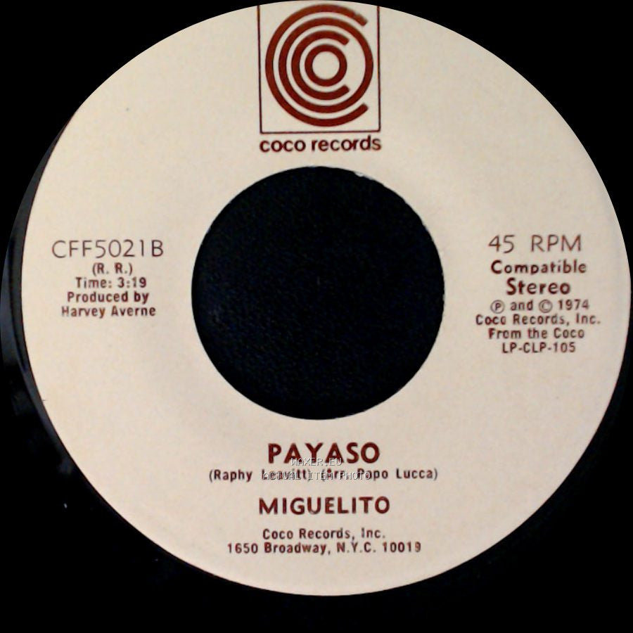 Miguelito - Payaso / Miguelin side A