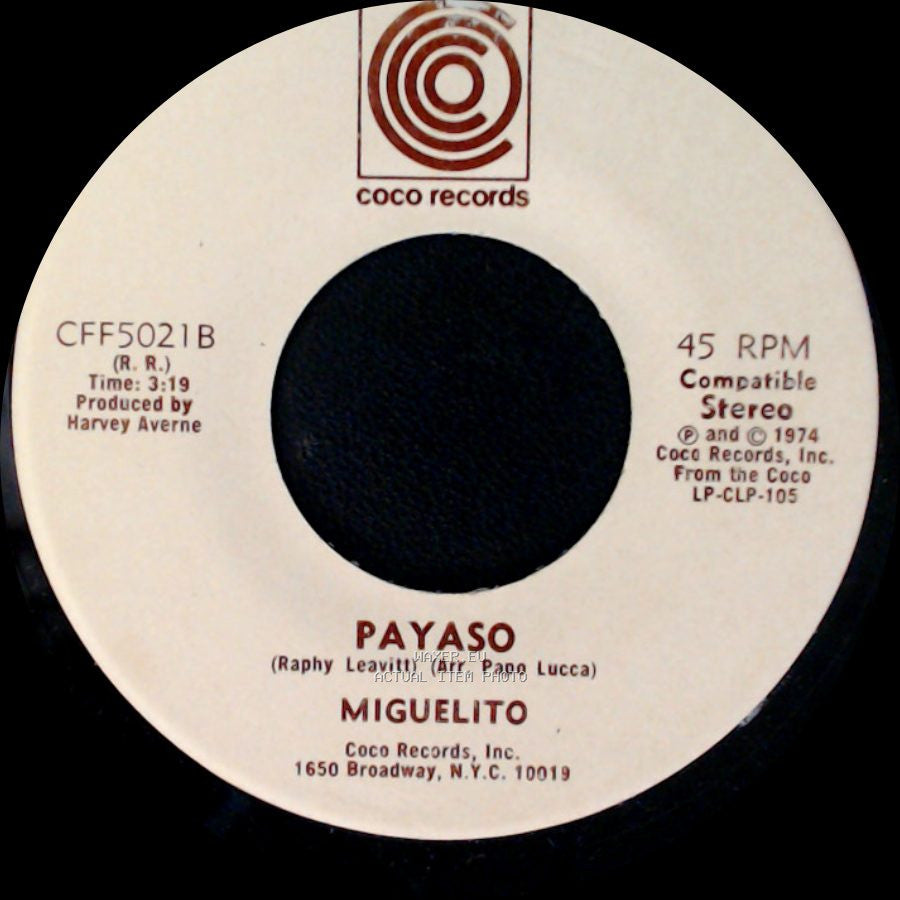 Miguelito - Payaso / Miguelin side B