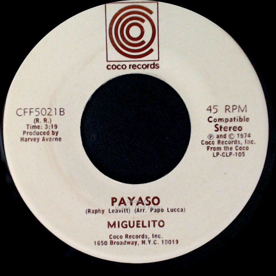 Miguelito - Payaso / Miguelin side B