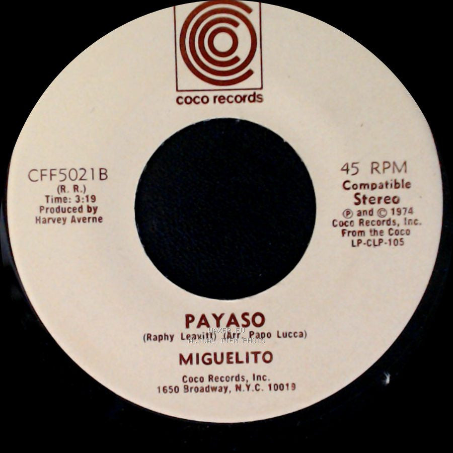 Miguelito - Payaso / Miguelin side A