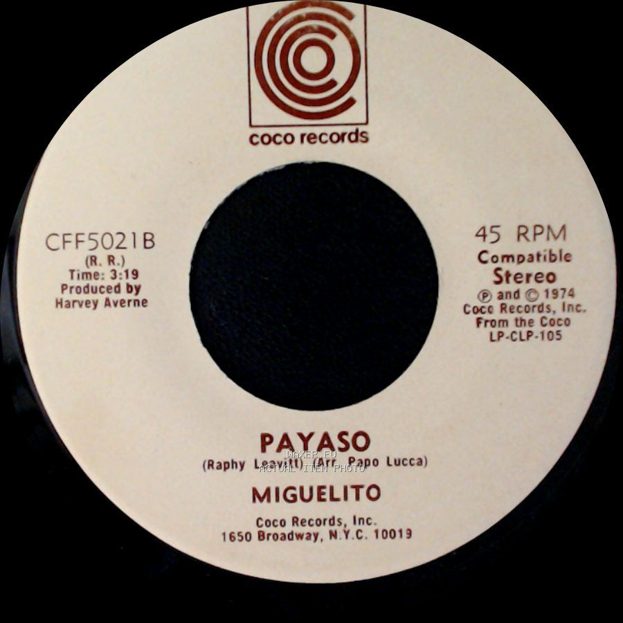 Miguelito - Payaso / Miguelin side A
