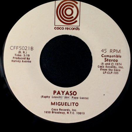 Miguelito - Payaso / Miguelin side A