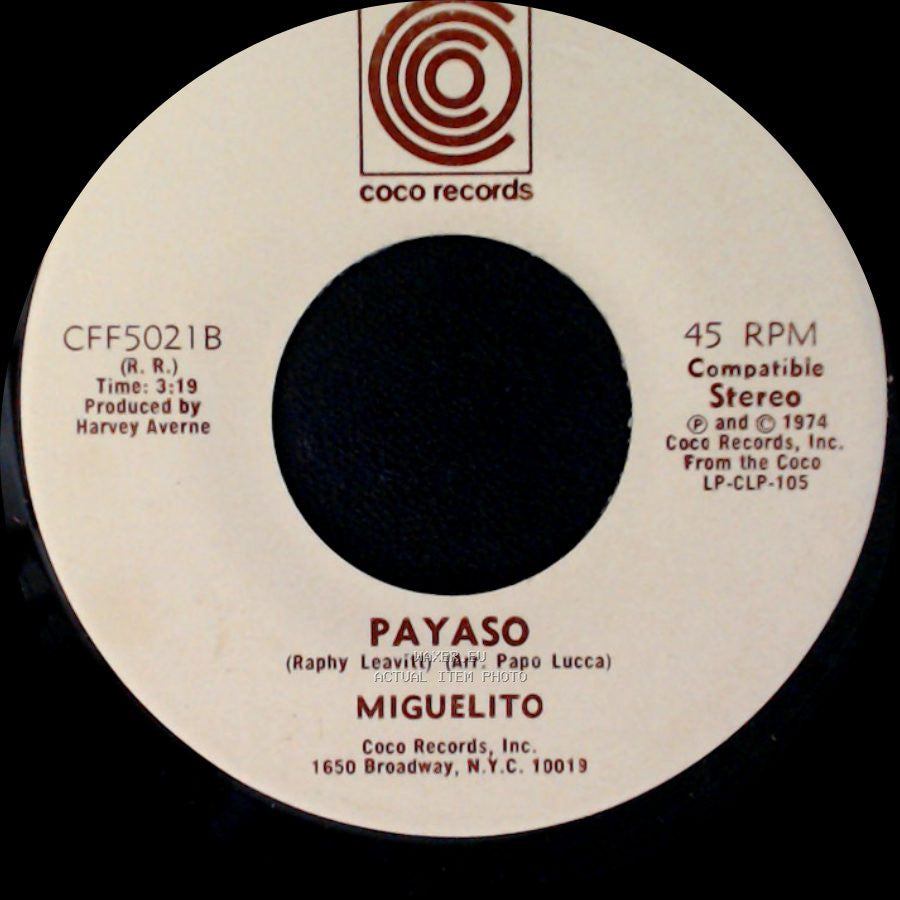 Miguelito - Payaso / Miguelin side A