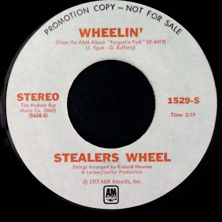 Stealers Wheel - You Put Something Better Inside Of Me / Wheelin' side B