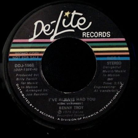 Benny Troy - I've Always Had You / I've Always Had You side A