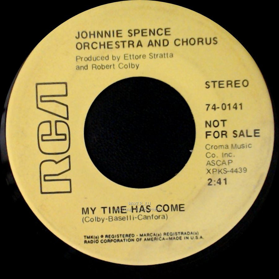 Johnnie Spence Orchestra And Chorus - Marry Me! Marry Me! / My Time Has Come side B