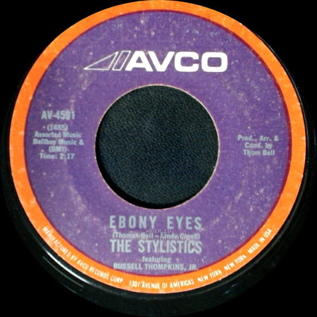 The Stylistics / The Stylistics Featuring Russell Thompkins, Jr. - Betcha By Golly, Wow / Ebony Eyes side B