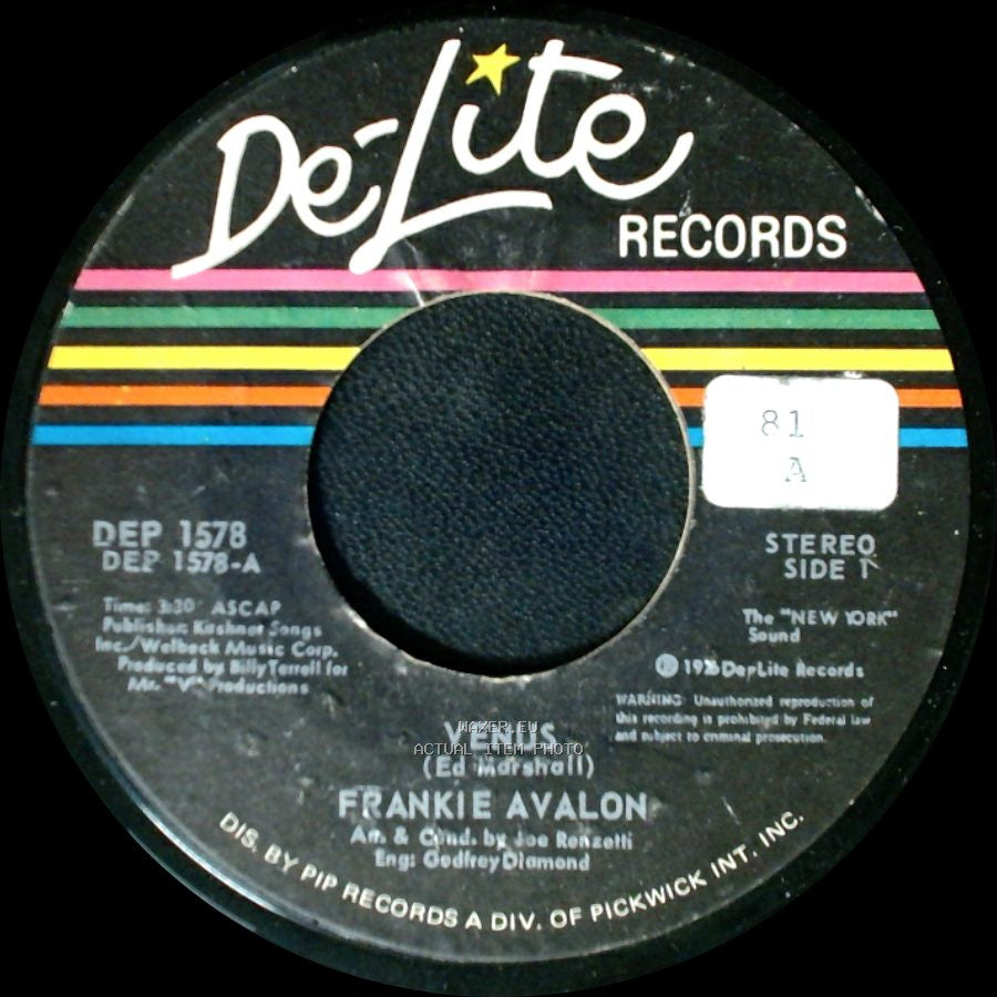 Frankie Avalon - Venus / Venus side A