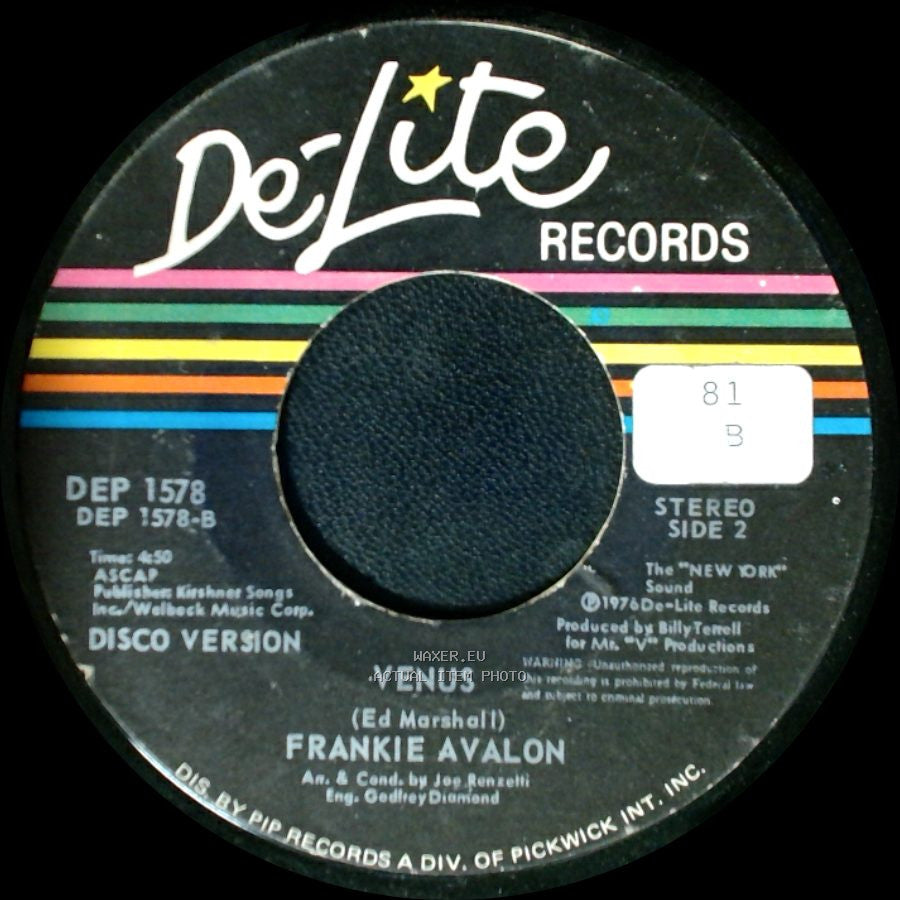 Frankie Avalon - Venus / Venus side B