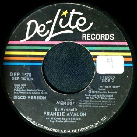 Frankie Avalon - Venus / Venus side B