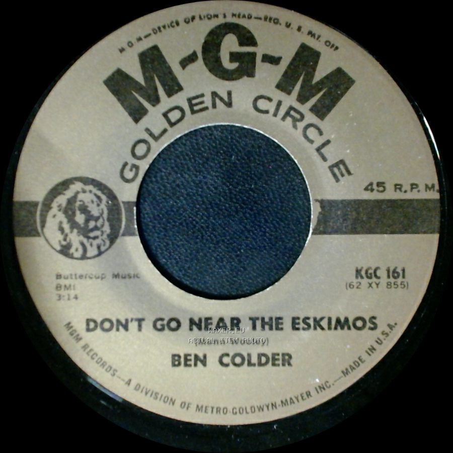 Ben Colder - Don't Go Near The Eskimos / Hello Wall No. 2 side A