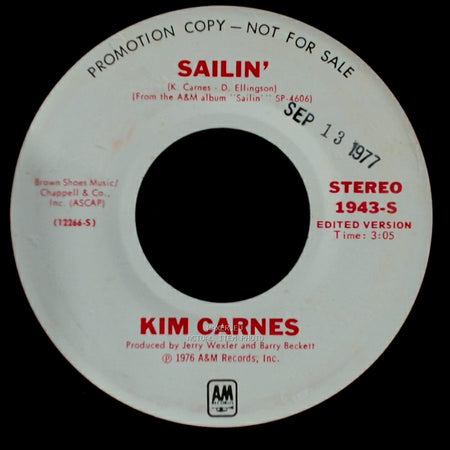 Kim Carnes - Sailin’ / Sailin’ side A