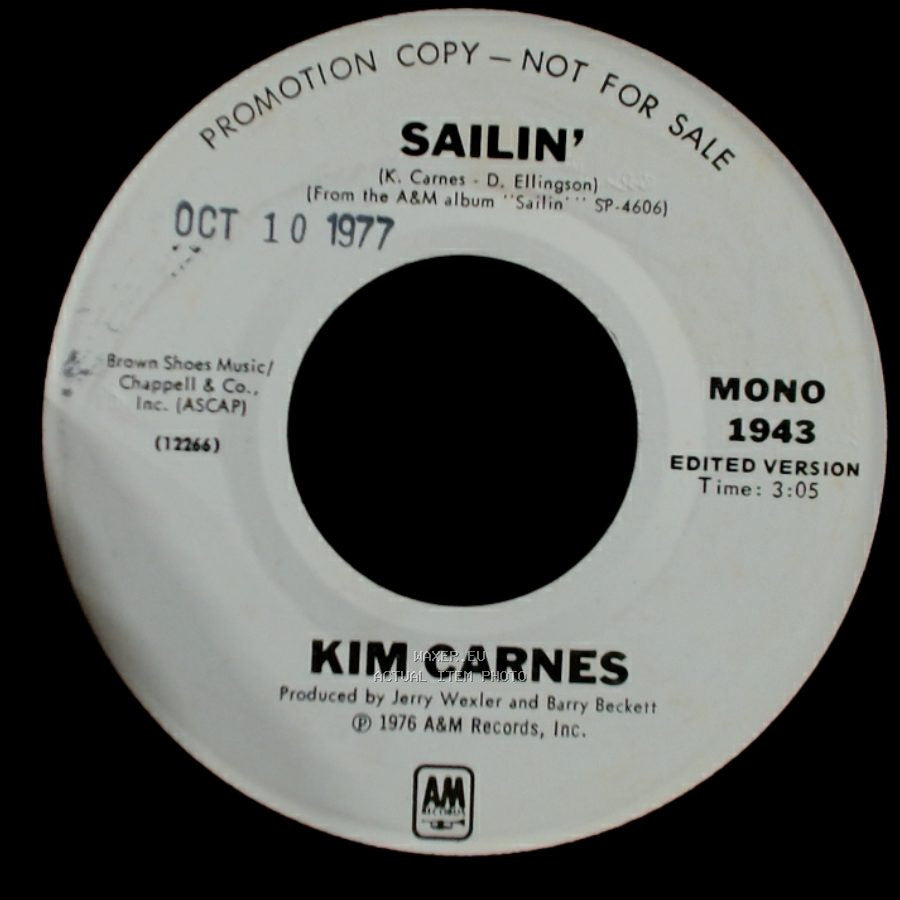 Kim Carnes - Sailin’ / Sailin’ side B