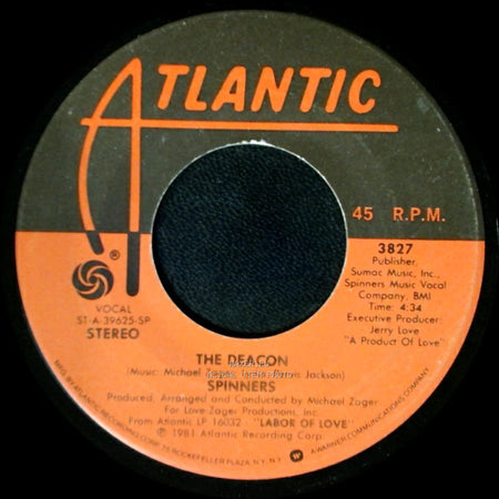 Spinners - The Deacon / The Winter Of Our Love side A