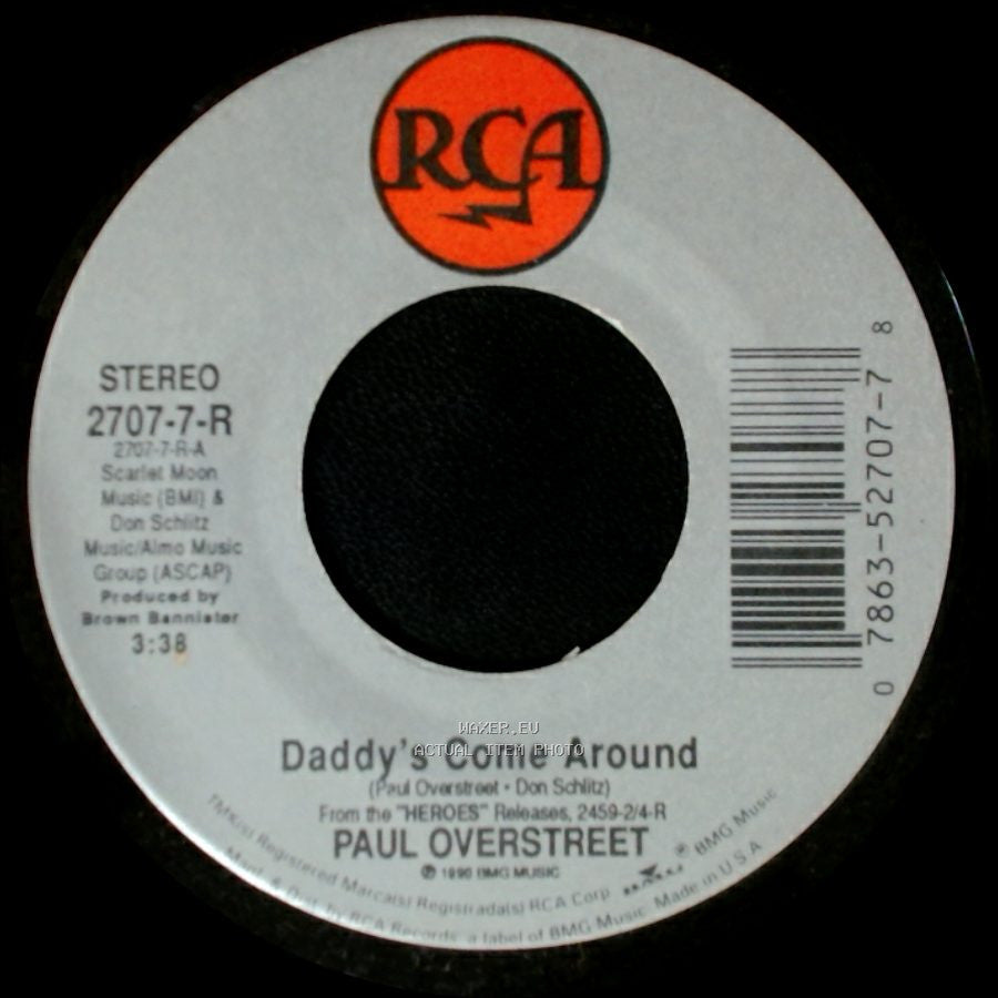 Paul Overstreet - The Calm At The Center Of My Storm / Daddy's Come Around side B