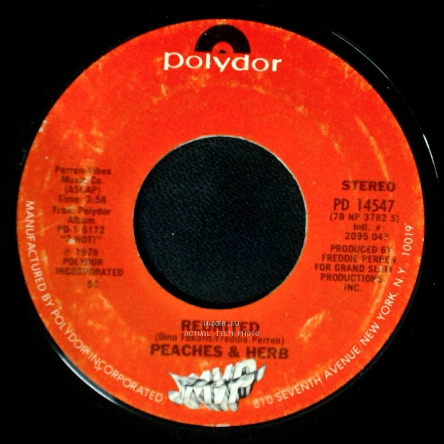 Peaches & Herb - Reunited / Easy As Pie side A