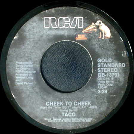 Taco - Cheek To Cheek / Puttin' On The Ritz side A