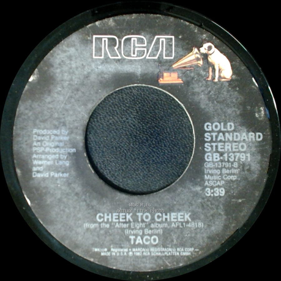 Taco - Cheek To Cheek / Puttin' On The Ritz side A