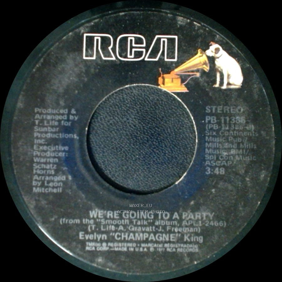 Evelyn "Champagne" King - We're Going To A Party / I Don't Know If It's Right side A