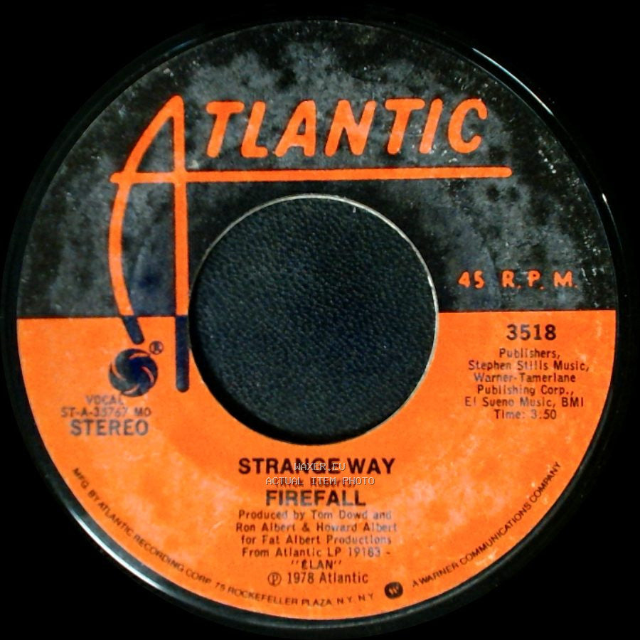 Firefall - Anymore / Strange Way side B