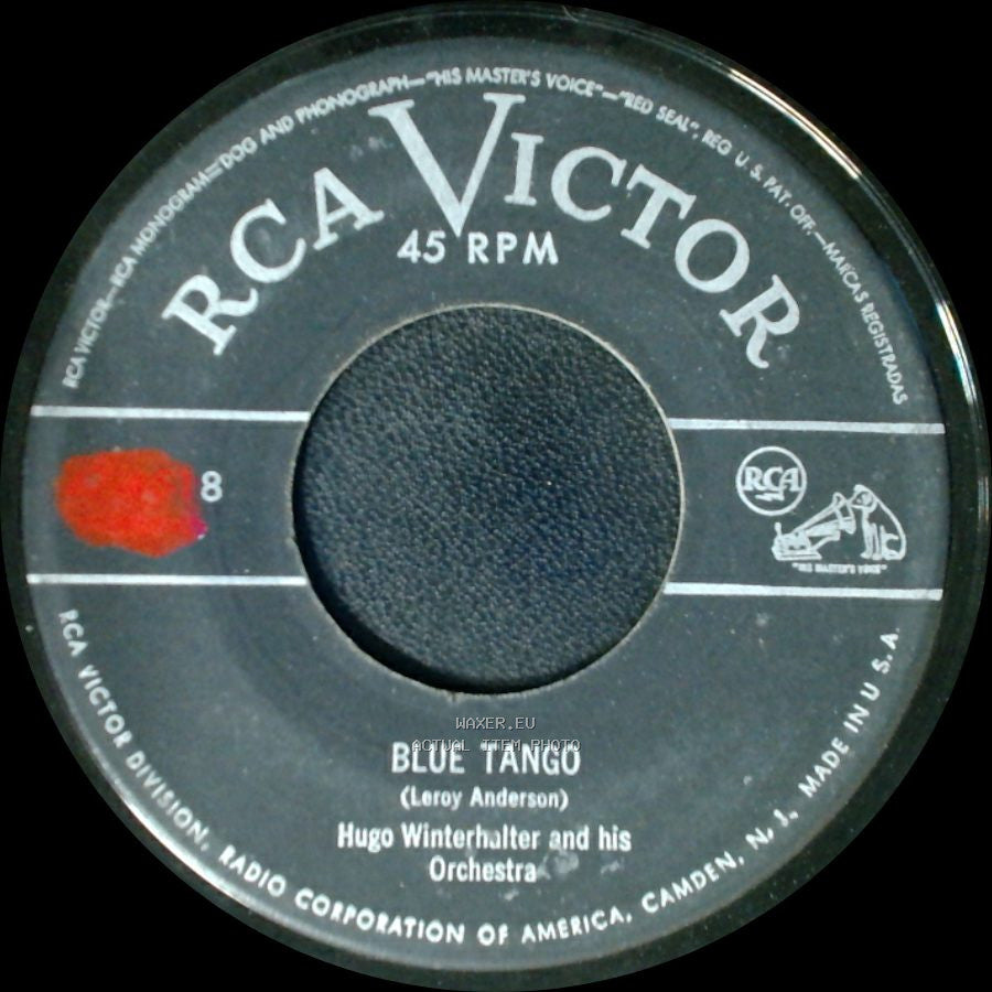 Hugo Winterhalter And His Orchestra / Hugo Winterhalter's Orchestra And Chorus - Blue Tango / Gypsy Trail side A