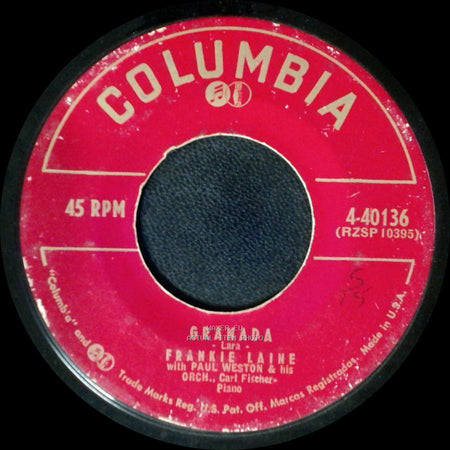 Frankie Laine - I'd Give My Life / Granada side B