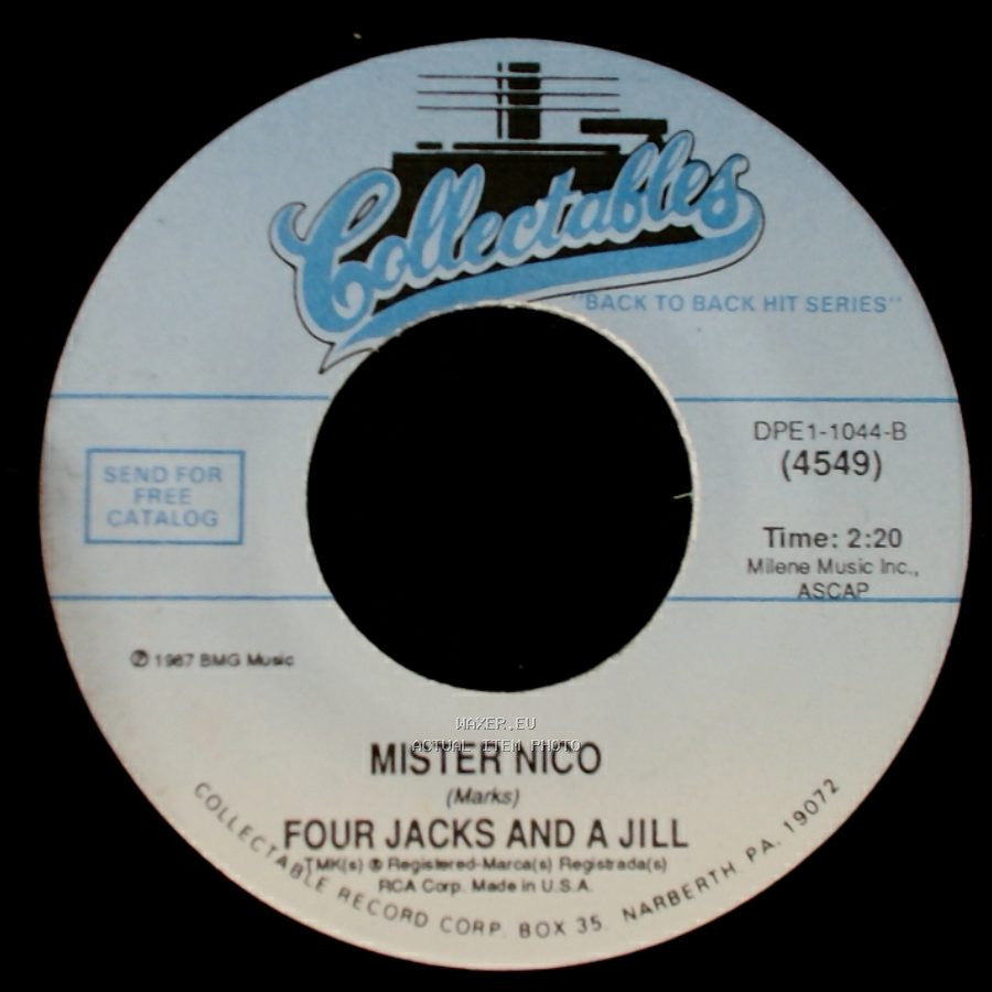 Four Jacks And A Jill - Mister Nico / Master Jack side A