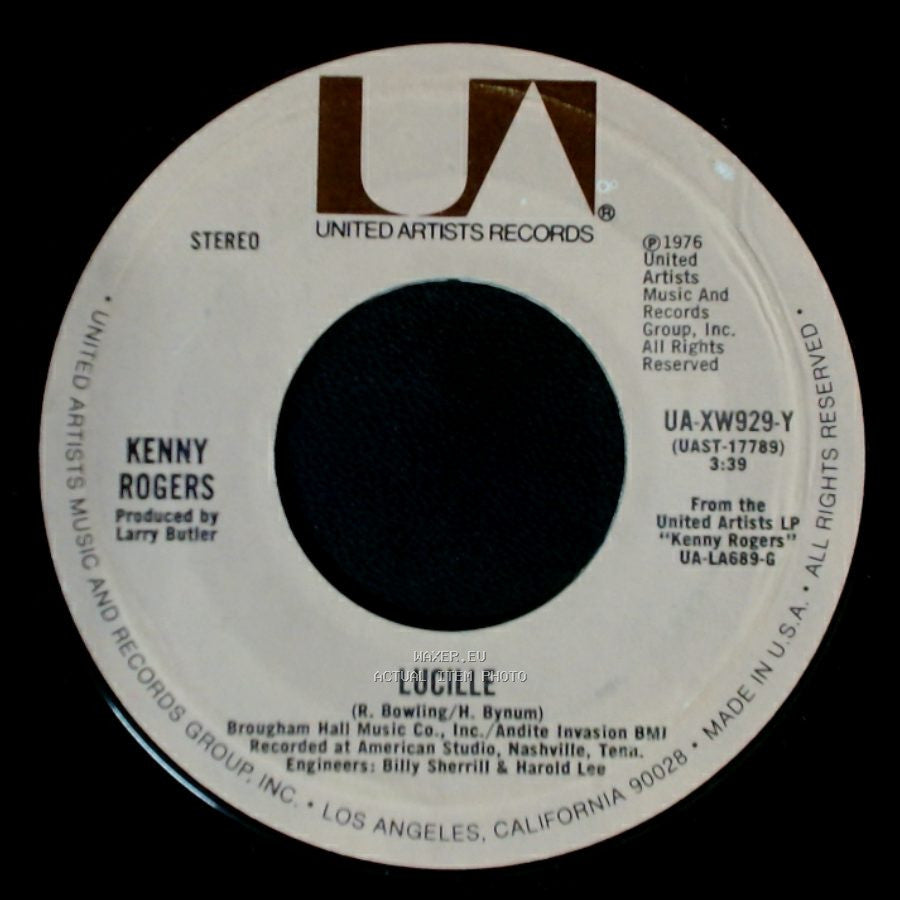 Kenny Rogers - Till I Get It Right / Lucille side B