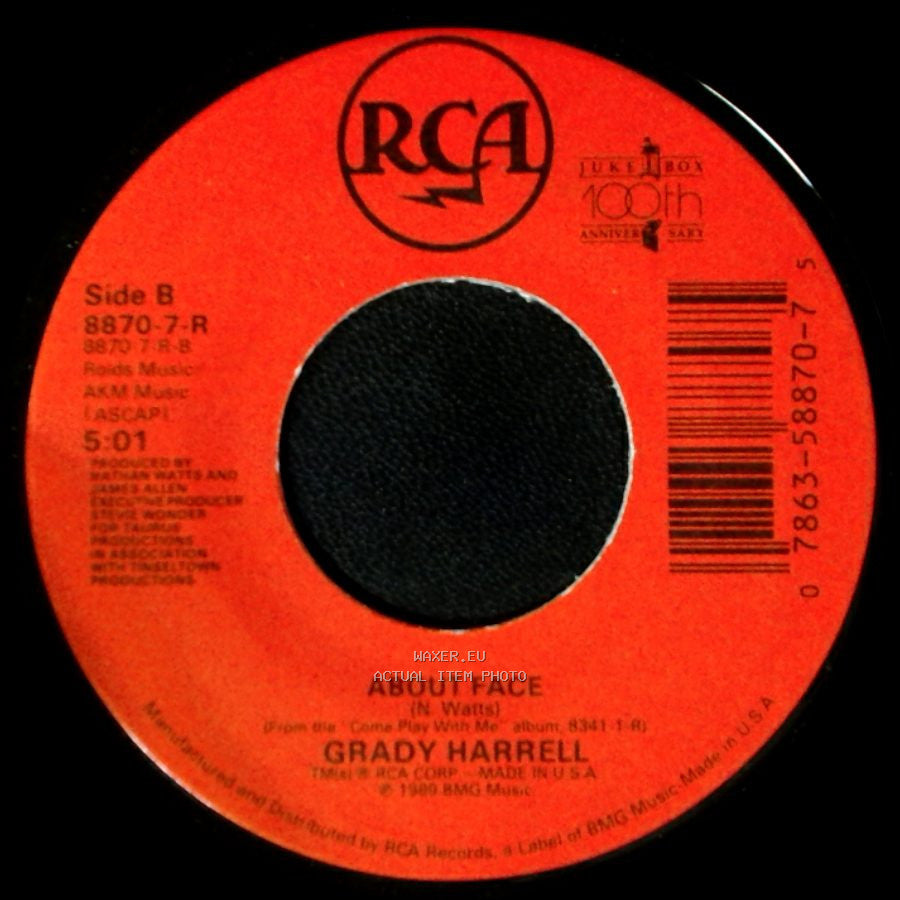 Grady Harrell - Sticks And Stones (Edit) / About Face (In Watts) side B