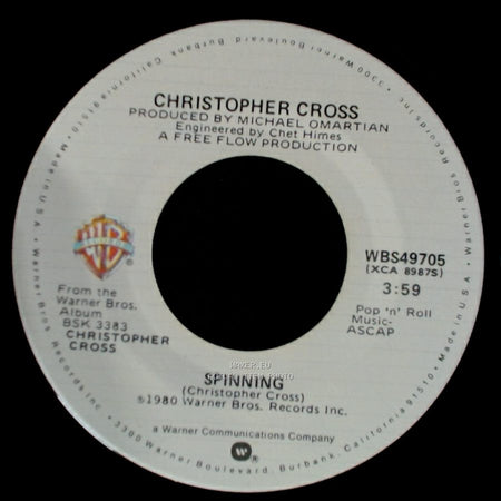 Christopher Cross - Say You'll Be Mine / Spinning side B