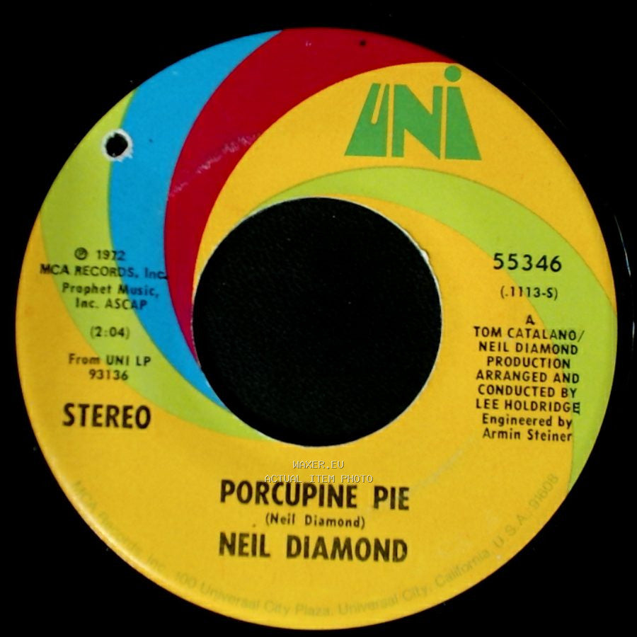 Neil Diamond - Play Me / Porcupine Pie side B