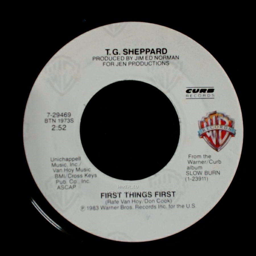 T. G. Sheppard - Slow Burn / First Things First side B