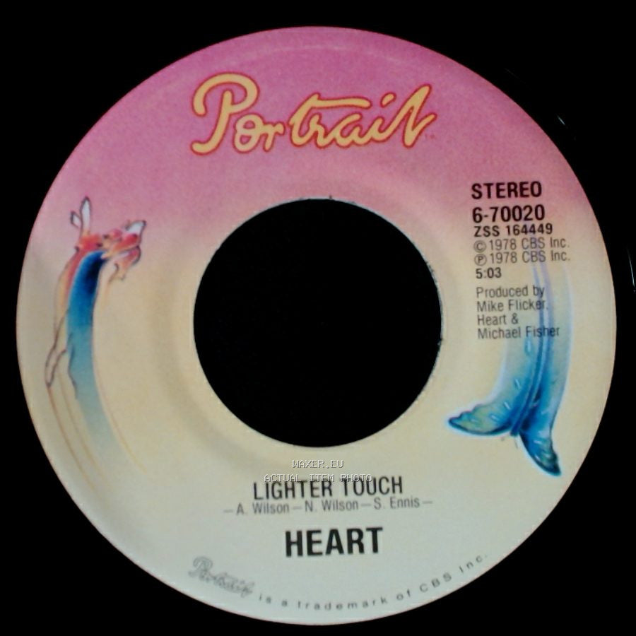 Heart - Straight On / Lighter Touch side B